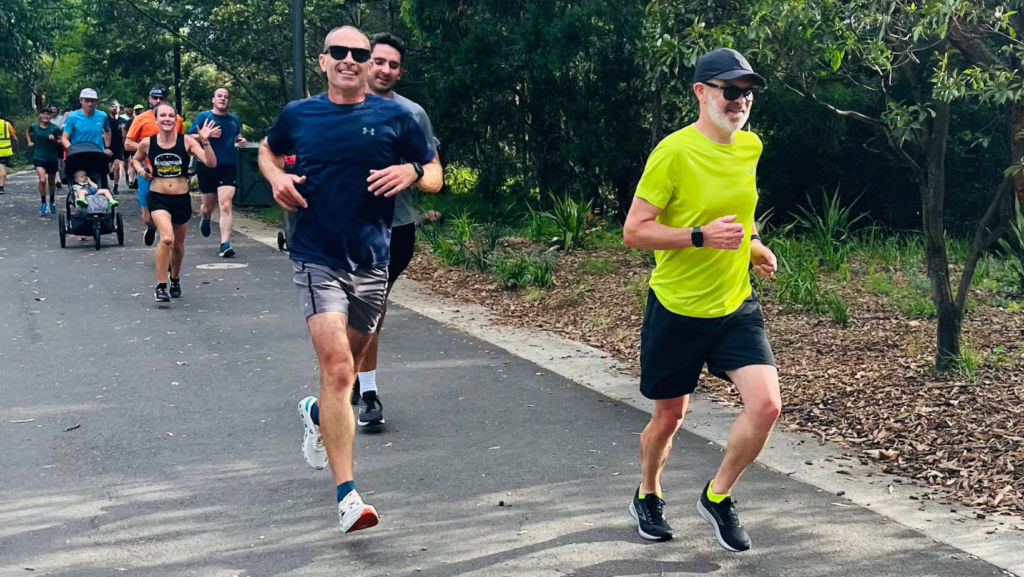 Mike & Craig running the St Peters ParkRun on Saturday 20th January 2023.